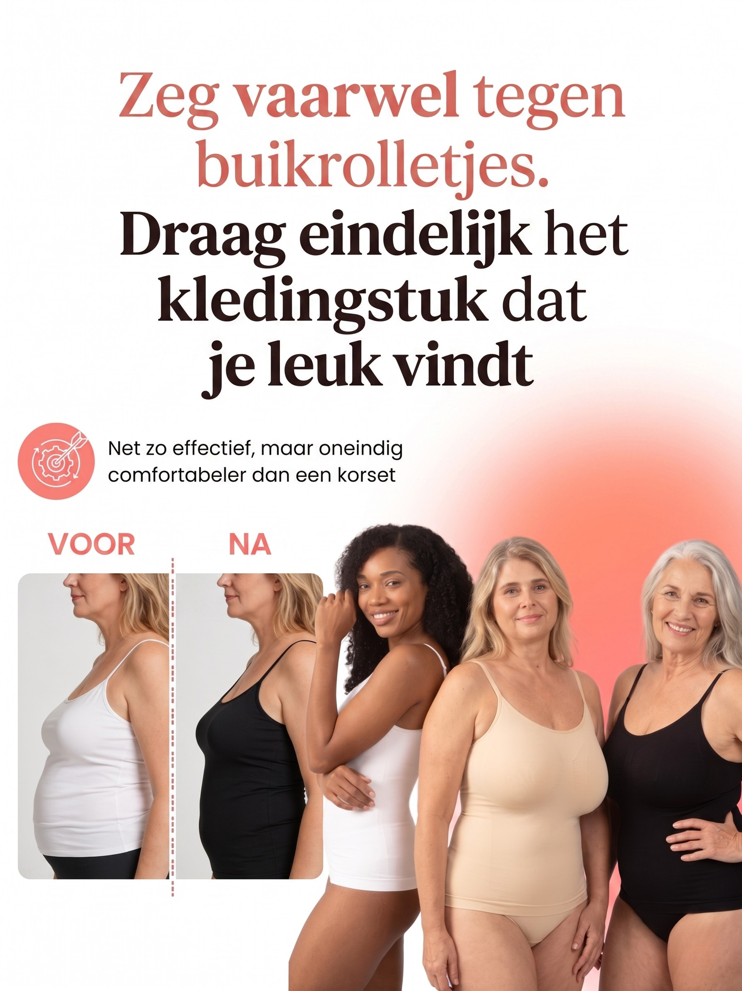 Afslankende top van Velora