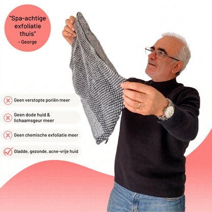 Velora Exfoliërende Antibacteriële Douchedoek