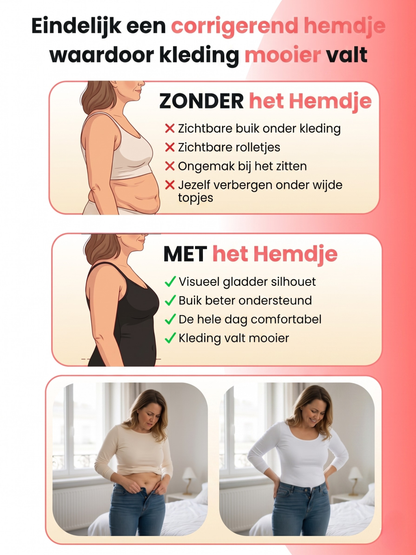 Afslankende top van Velora