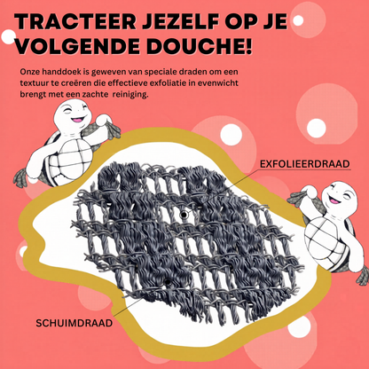 Velora Exfoliërende Antibacteriële Douchedoek
