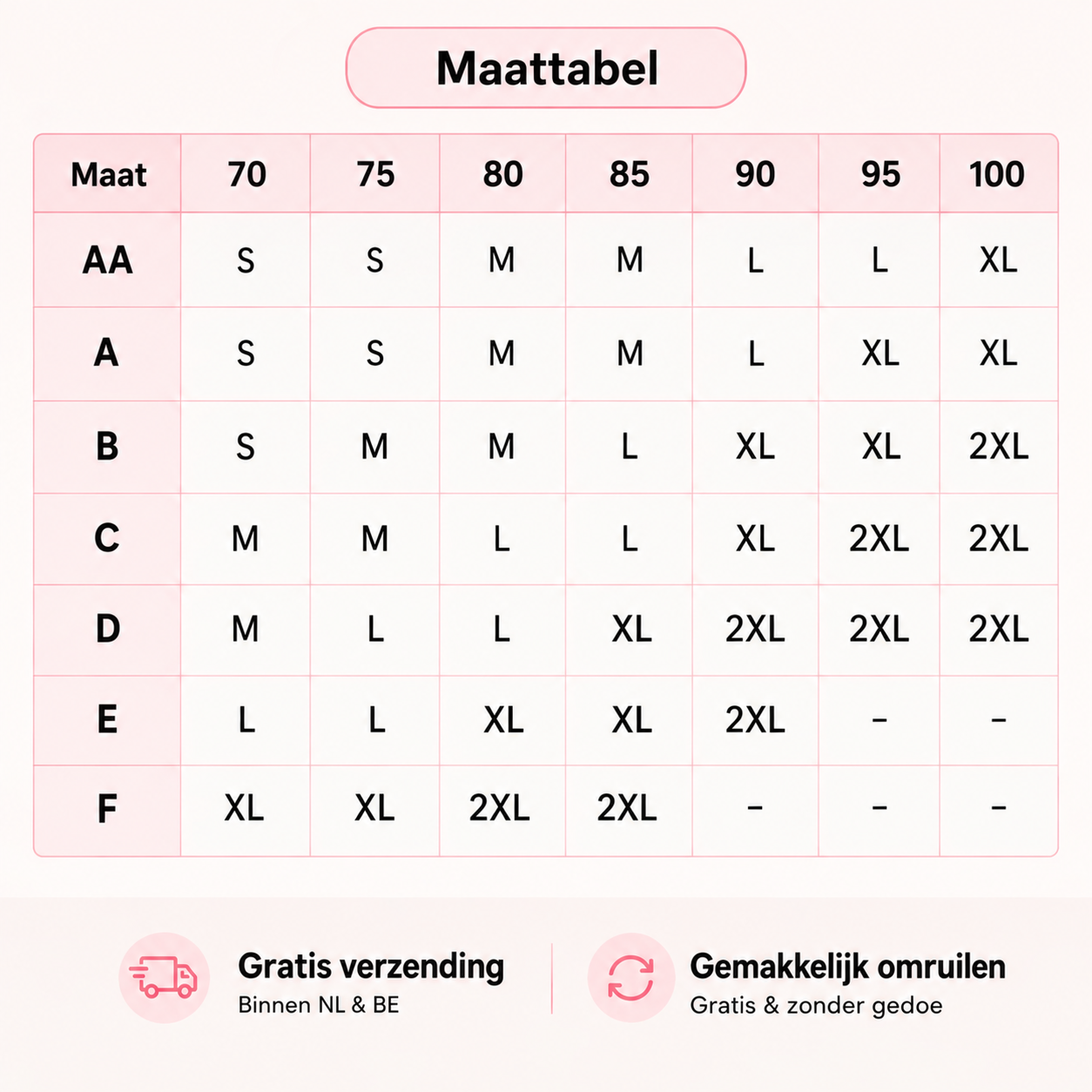 Comfort BH - Beugelloos