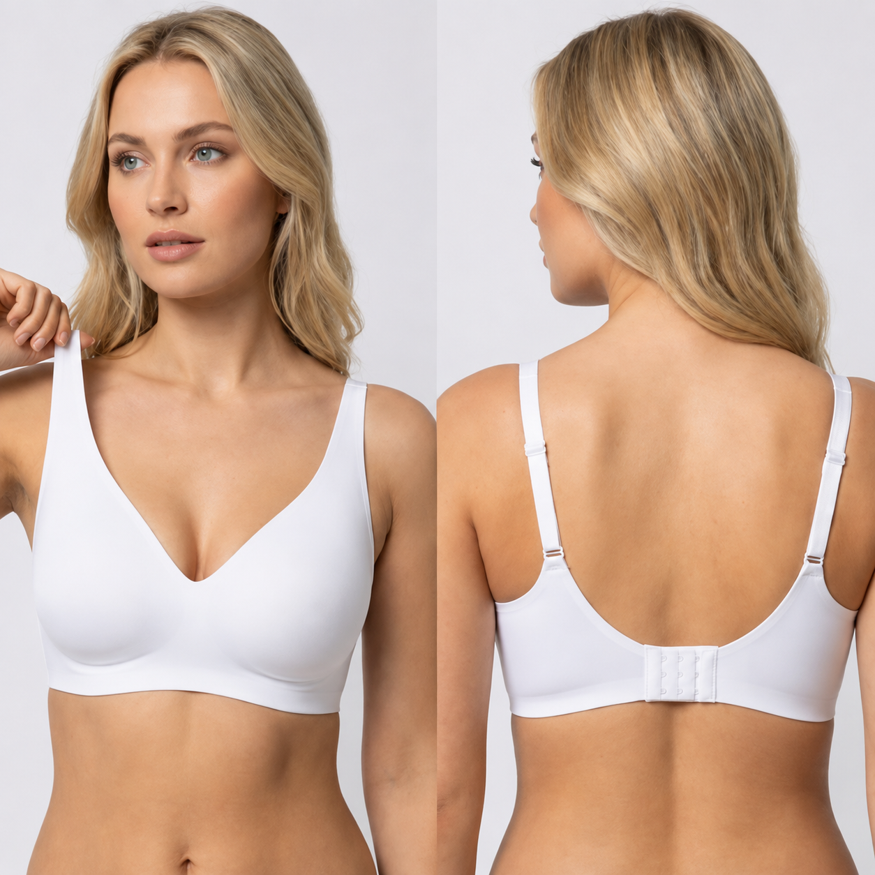 Naadloze Push-Up BH zonder Beugel – Diepe V-hals