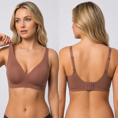 Naadloze Push-Up BH zonder Beugel – Diepe V-hals