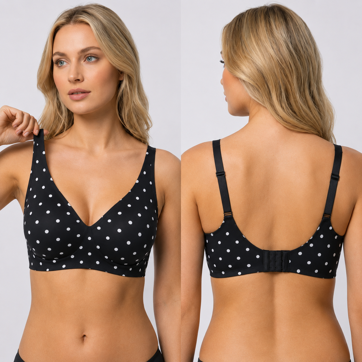 Naadloze Push-Up BH zonder Beugel – Diepe V-hals