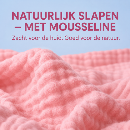 Zachte Mousseline Zomer Deken - 100% Biologisch Katoen