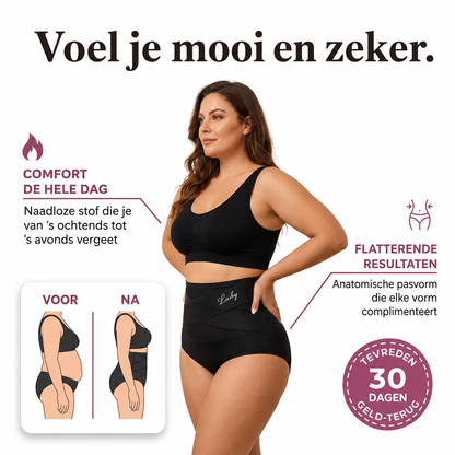 Corrigerende slip met hoge taille en buikcontrole