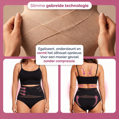 Corrigerende slip met hoge taille en buikcontrole