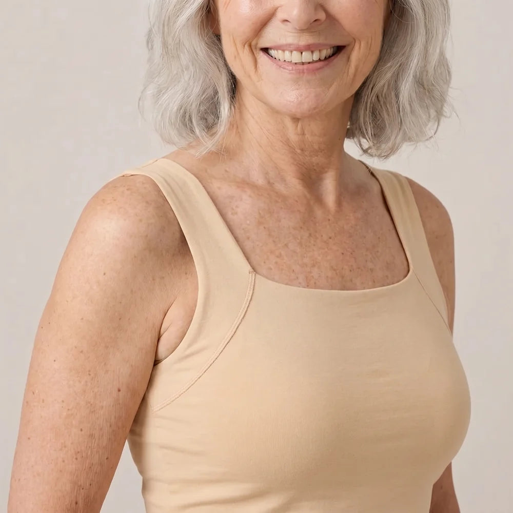 Velora™ Sculpt Tanktop – Zonder BH, Met Volledige Ondersteuning