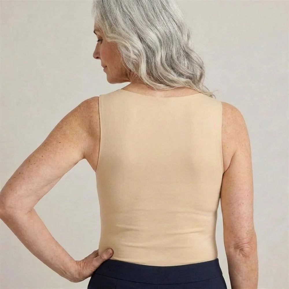 Velora™ Sculpt Tanktop – Zonder BH, Met Volledige Ondersteuning